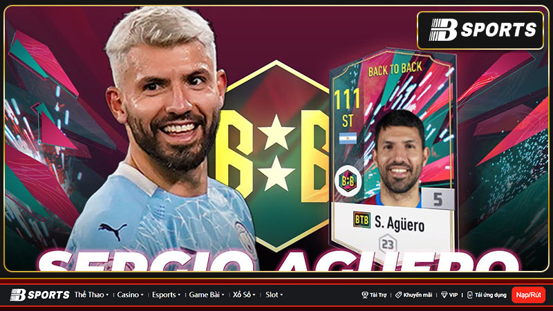 Tiền đạo cắm Aguero 